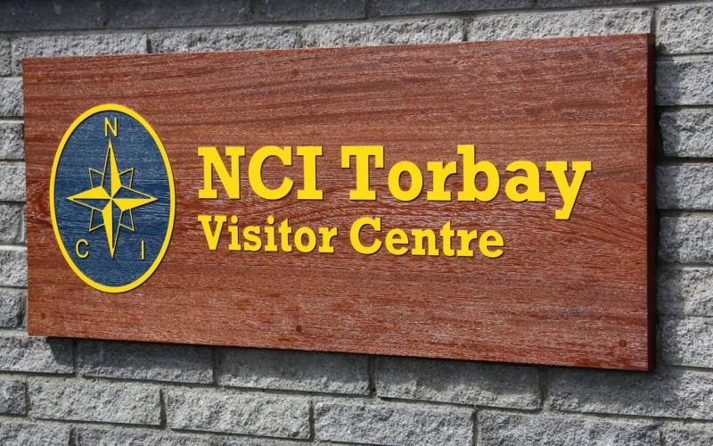 NCI Torbay entrance plaque